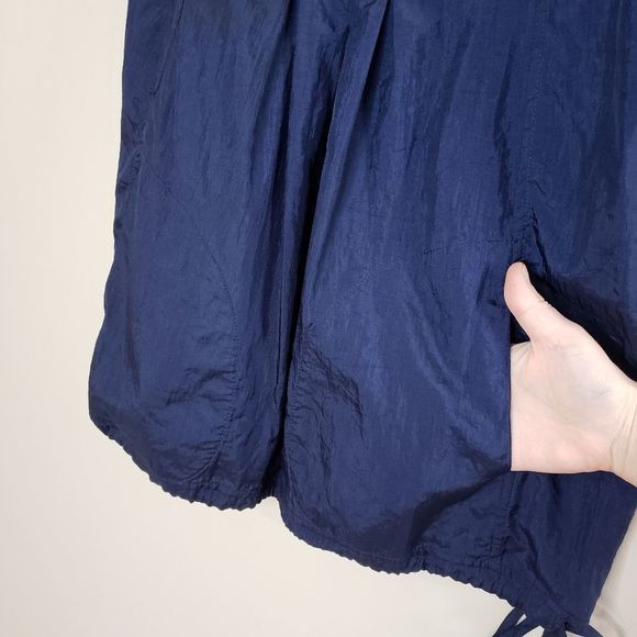 Sitka Medium Navy Blue Sleeveless Racer Back Tank Top Pockets - Picture 8 of 11